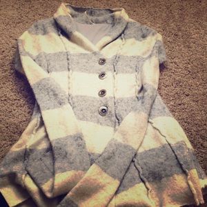 Free People Striped sweater